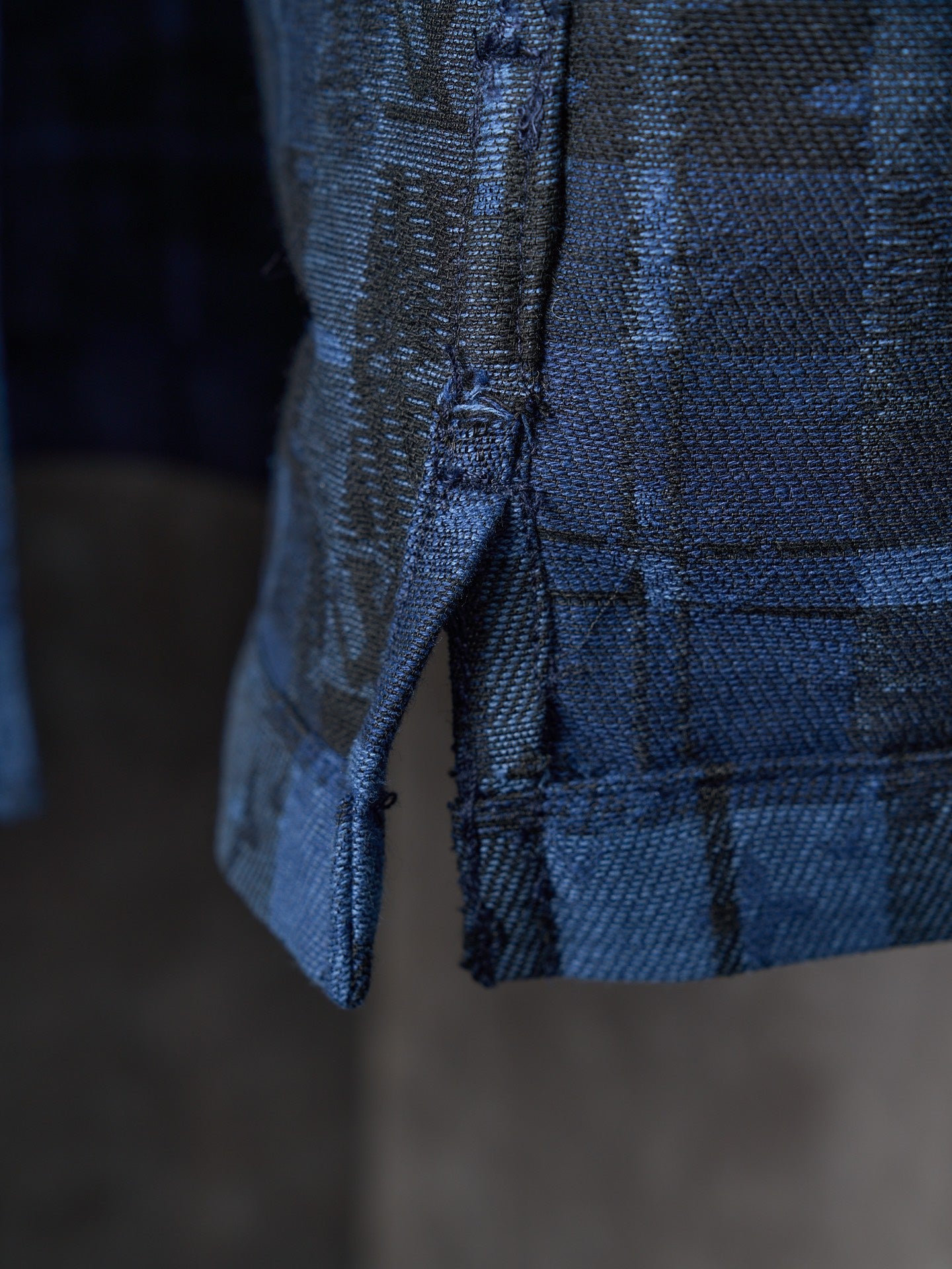 Louis Vuitton MONOGRAM Check Denim Jacket Style Shirt Jacket