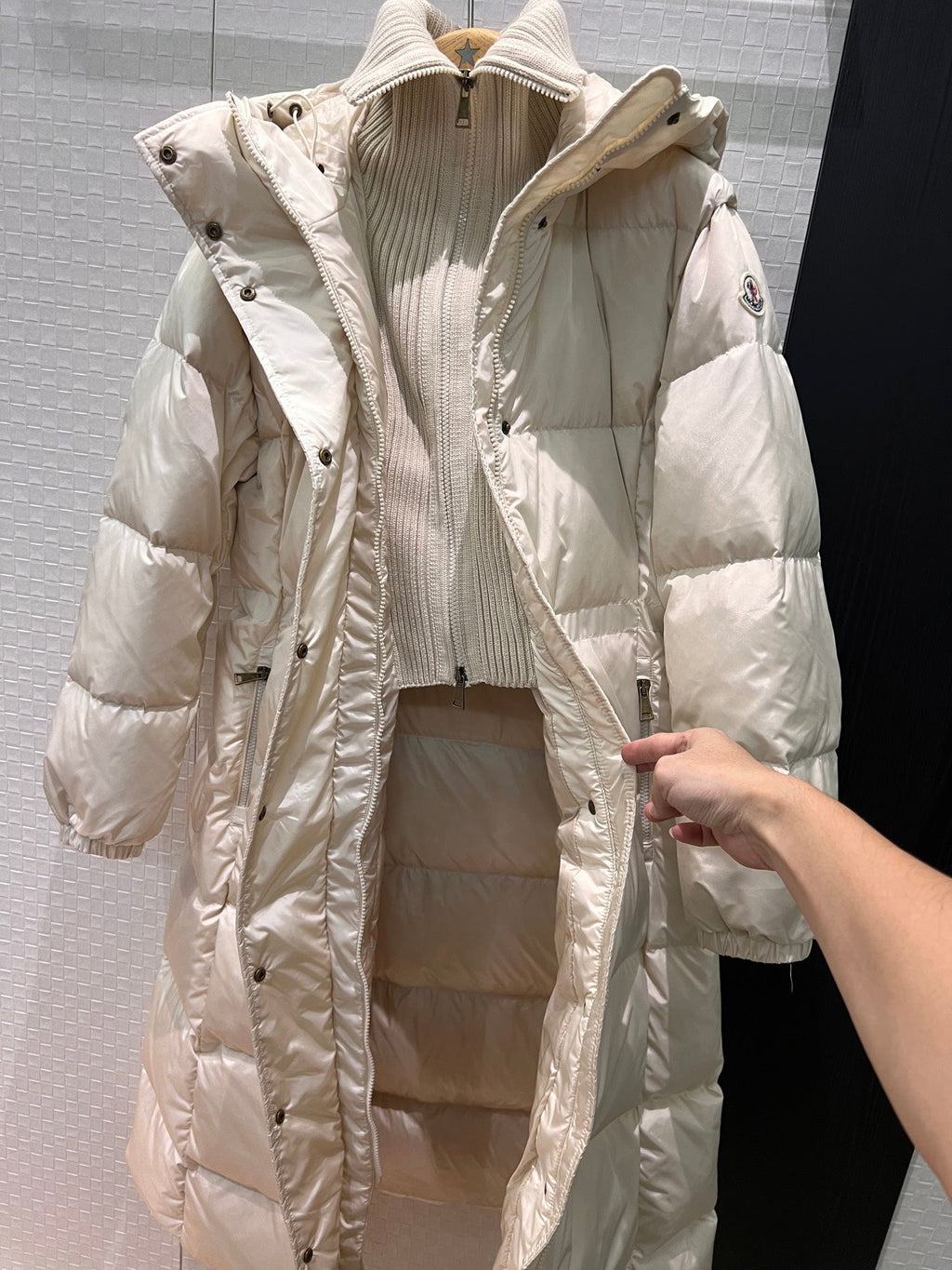 Monclear Women's 2 Piece Detachable Down Jacket
