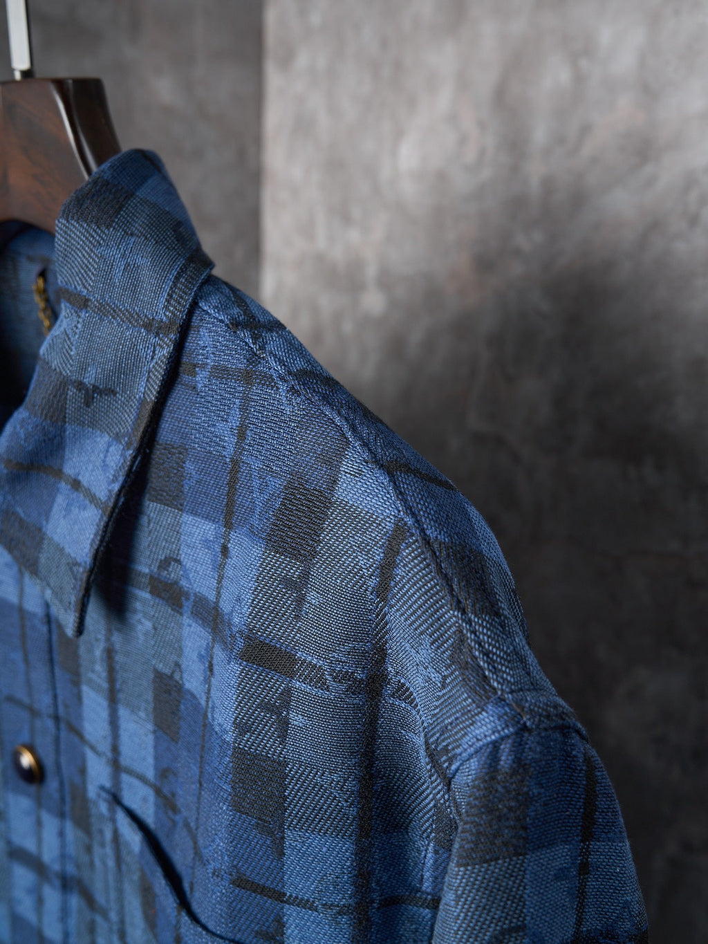 Louis Vuitton MONOGRAM Check Denim Jacket Style Shirt Jacket