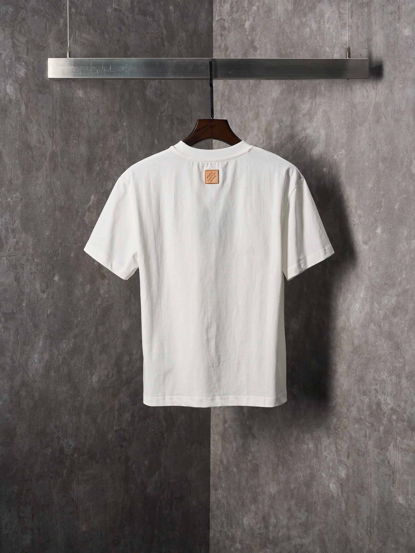 LV Palm Tree Animal Embroidered Crew Neck T shirt