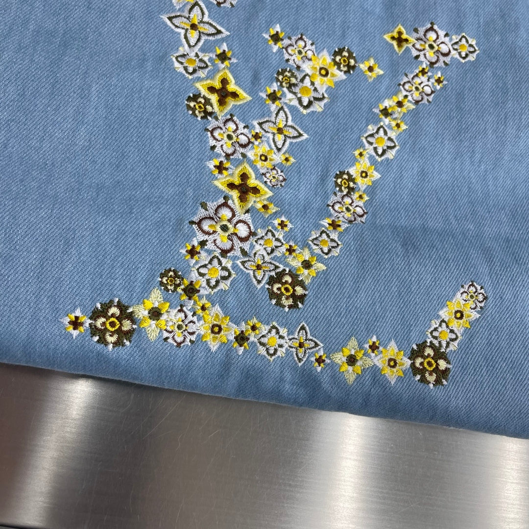 LV Collared Denim Jackets