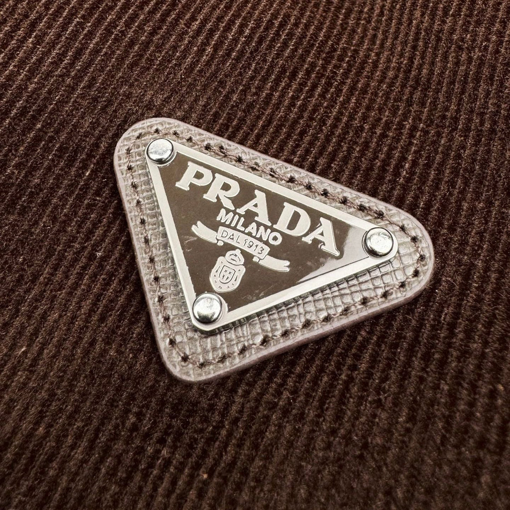 Prada Detachable Corduroy Down Jacket (Brown)