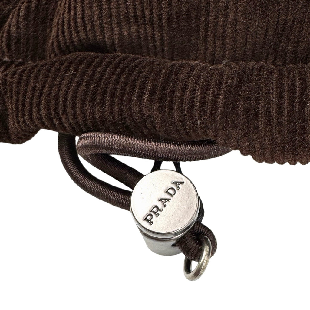 Prada Detachable Corduroy Down Jacket (Brown)