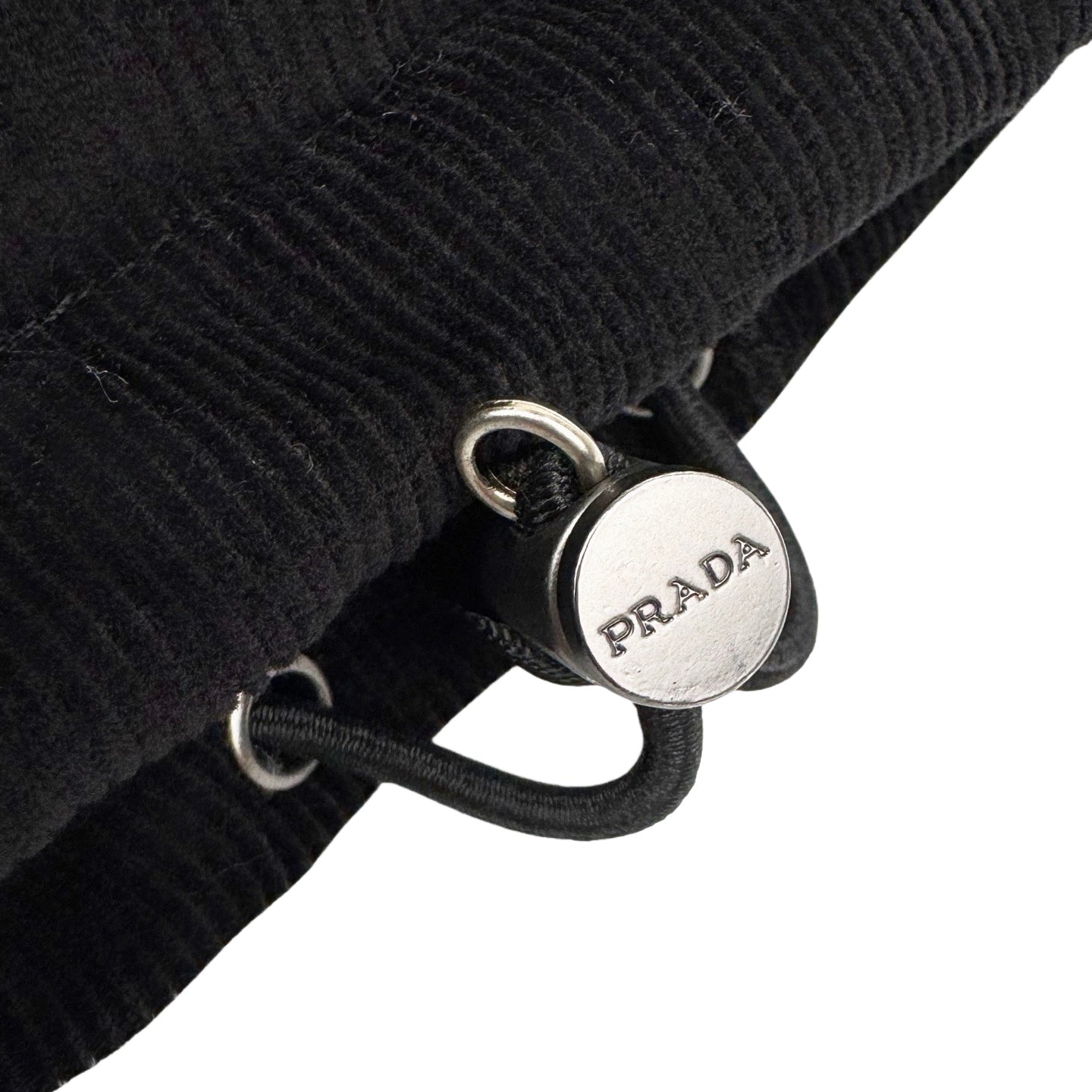 Prada Detachable Corduroy Down Jacket (Black)