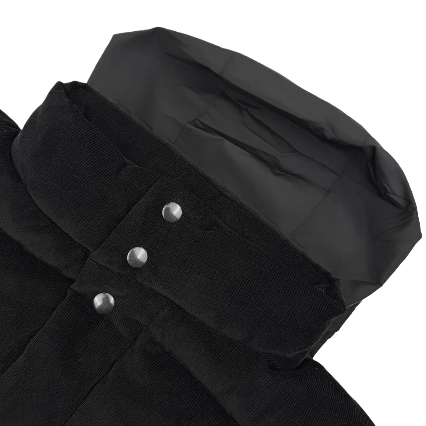 Prada Detachable Corduroy Down Jacket (Black)