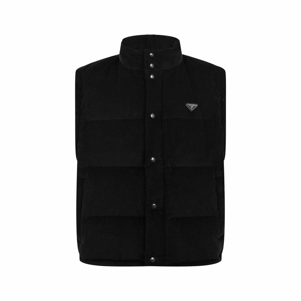 Prada Detachable Corduroy Down Jacket (Black)