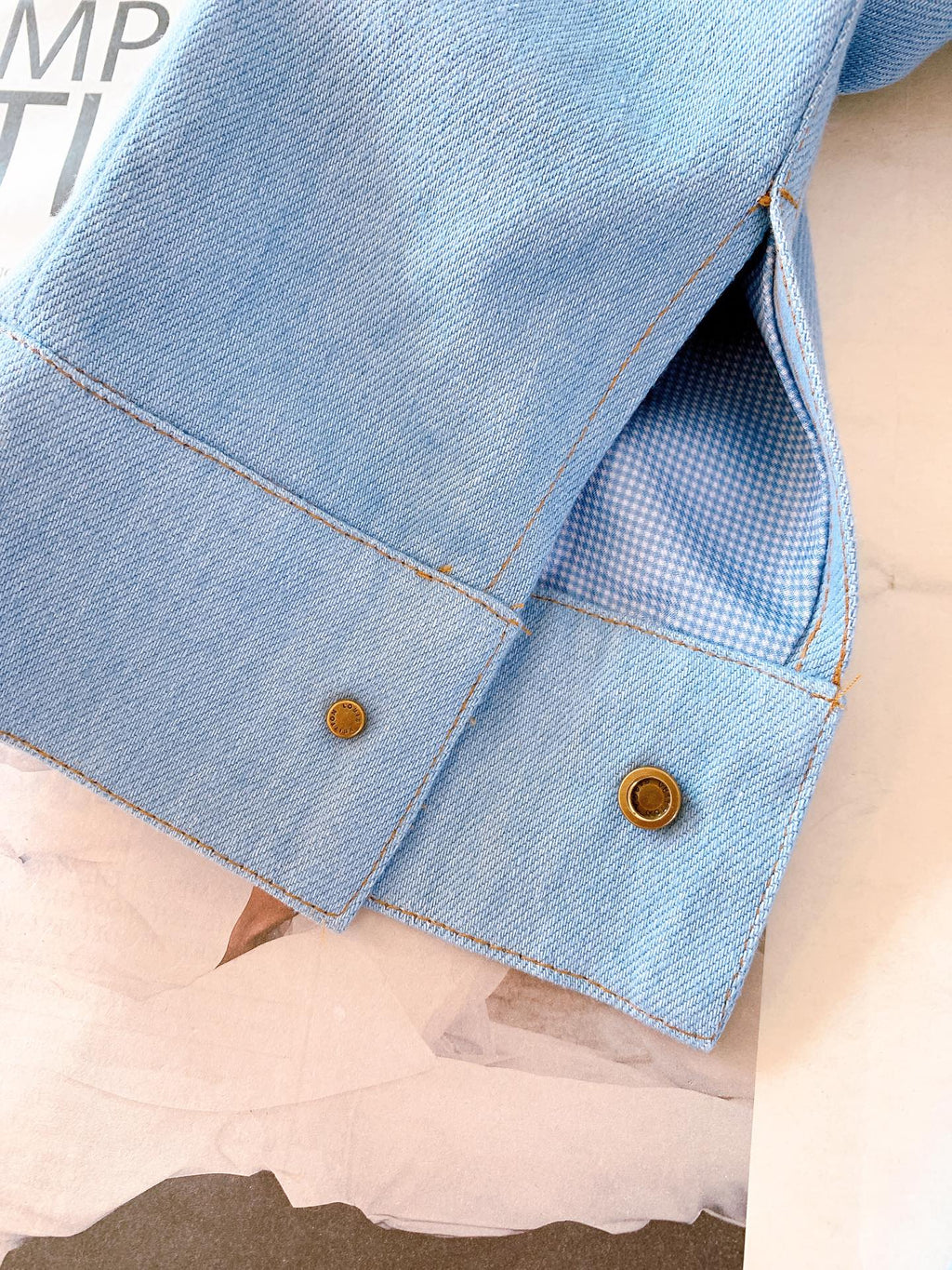 LV Collared Denim Jackets