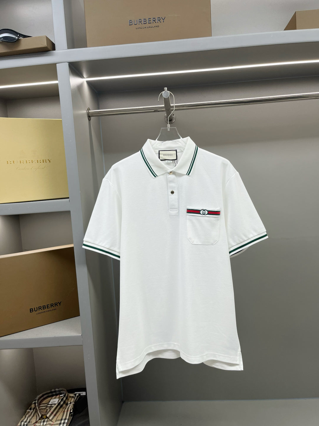 GG Embroidered polo shirt