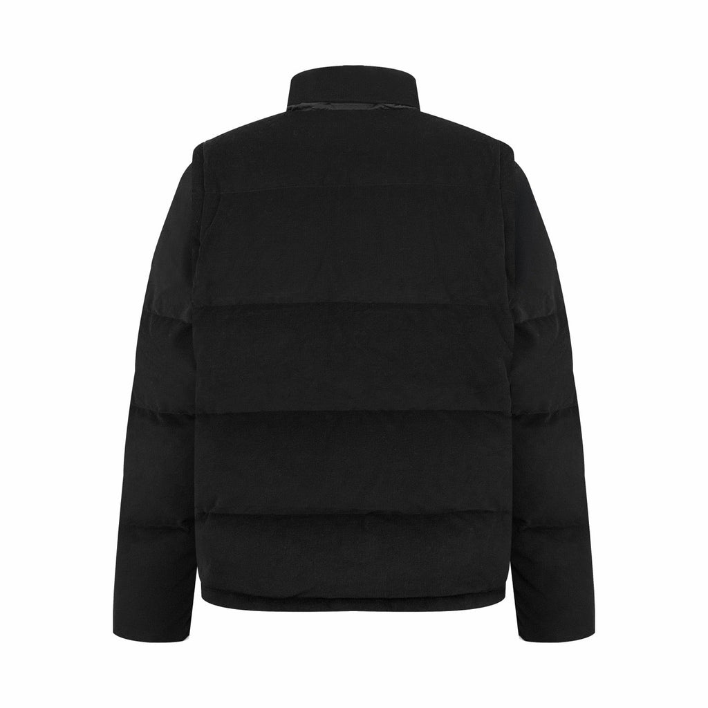 Prada Detachable Corduroy Down Jacket (Black)