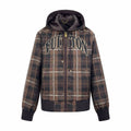 LV Plaid Zip-Up Jacket