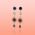 Alma Bleu profond + Jade vert